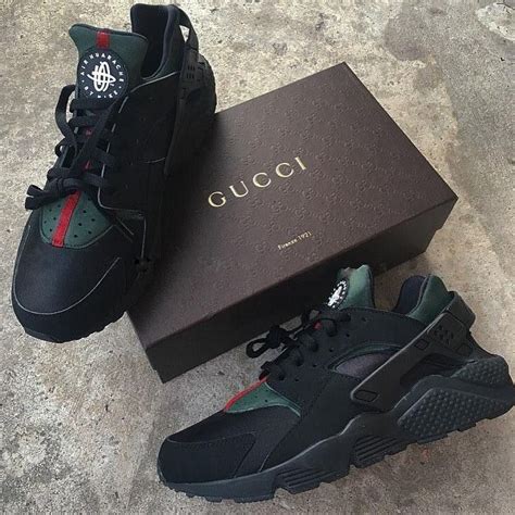 custom nike air huarache x gucci|Nike Air Huarache review.